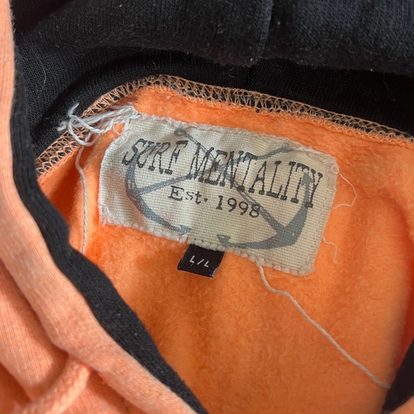 Neon Orange Hilton Head Island Hoodie - Picture 5 of 5